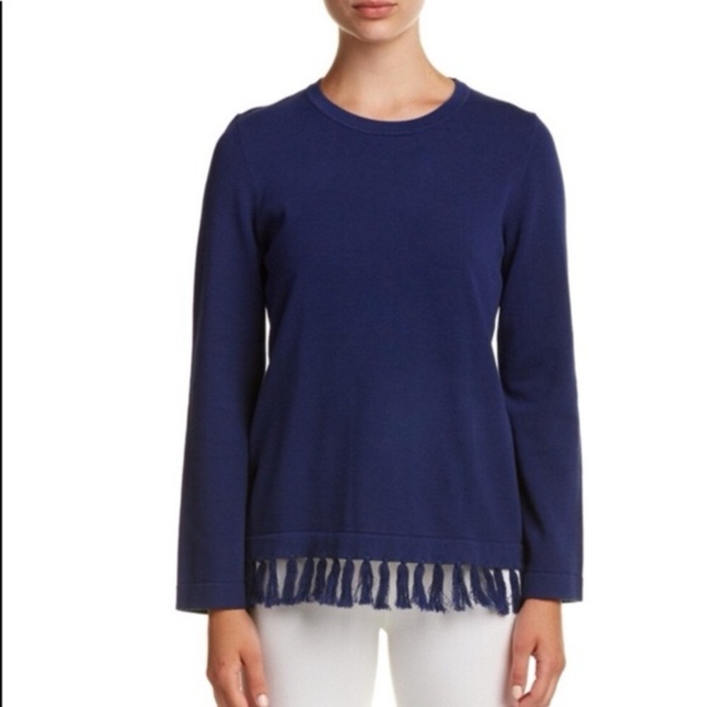 Sail to Sable Ramona Fringe Hem Sweater